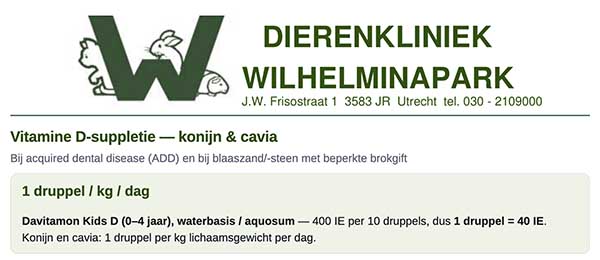 zie onze toelichting over vitamine D advies